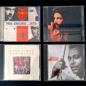 Music CD Collection: Phil Collins, Cat Stevens, Paul Simon, George Benson